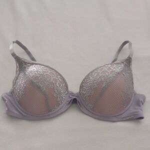 PRICE🔽 Vince Camuto Lace Women's Bra In Silver